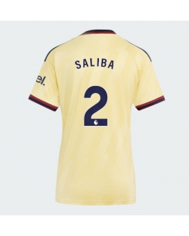 Billige Fotballdrakt Arsenal William Saliba #2 Replika Tredjedrakt Dame 2026-27 Kortermet